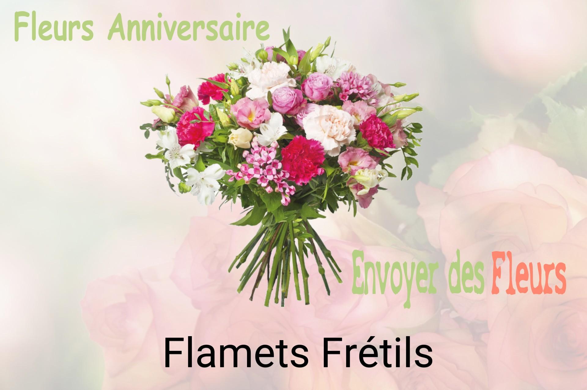 Bouquet de fleurs d’anniversaire livré à Flamets-Frétils